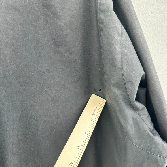 VTG Members Only Black Racer Jacket Mens 3X Lightweight Zip Up Collar 90s 1990s - Picture 11 of 11